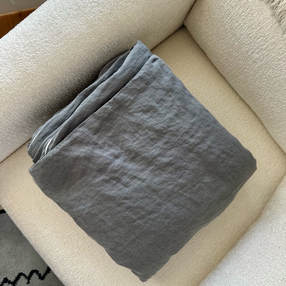 MATTEO Vintage Linen Duvet Cover Queen